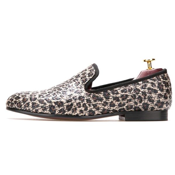 leopard pattern special fabrics handmade men loafers fashion men casual shoes british style smoki wedding shoes mens dress, Black
leopard pattern special fabrics handmade men loafers fashion men casual shoes british style smoki wedding shoes mens dress, Black