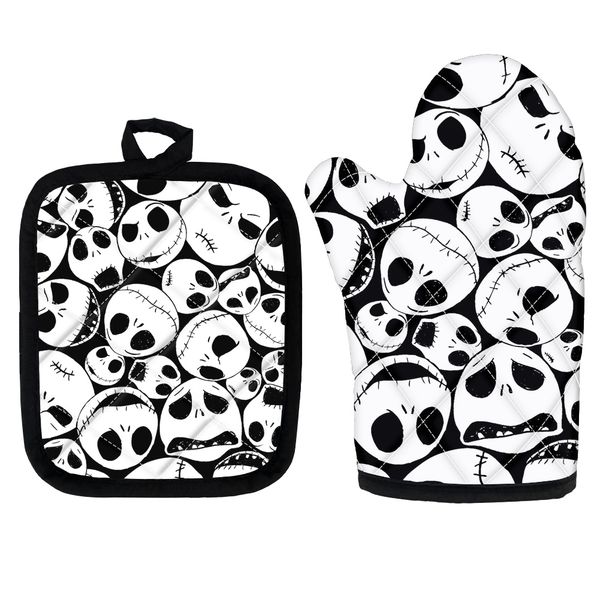 nightmare before christmas design polyester glove heatproof mitten oven mitts and potholder mat for kitchen news q1218 
nightmare before christmas design polyester glove heatproof mitten oven mitts and potholder mat for kitchen news q1218