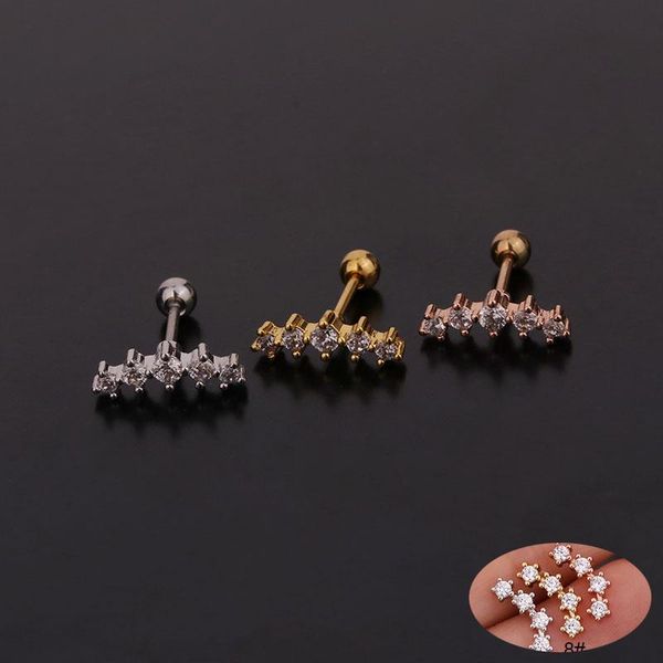 1 pcs simple small copper geometric zircon stud earring trendy steel round ball ear cartilage piercing cuff jewelry, Golden;silver
1 pcs simple small copper geometric zircon stud earring trendy steel round ball ear cartilage piercing cuff jewelry, Golden;silver