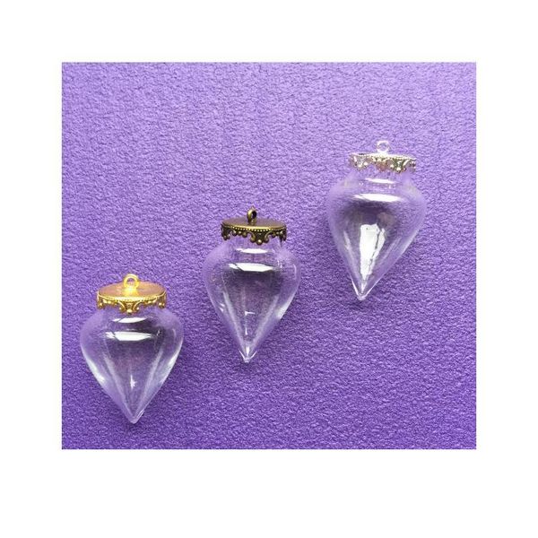 50set/lot 38*15mm wishing glass vials pendant water drop shape glass bottle with 15mm crown setting base charms jewelry bbyvqp, Black
50set/lot 38*15mm wishing glass vials pendant water drop shape glass bottle with 15mm crown setting base charms jewelry bbyvqp, Black