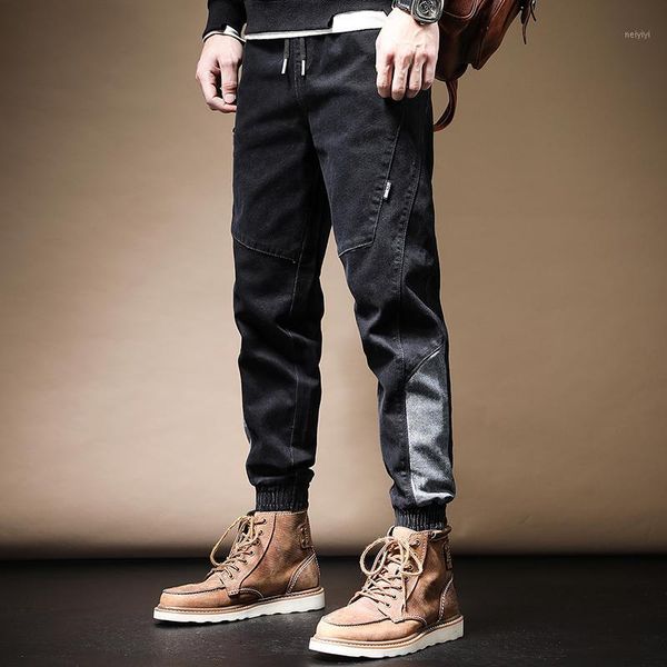 men's jeans hip hop autumn fashion men's black loose contrast color harlem pants1, Blue
men's jeans hip hop autumn fashion men's black loose contrast color harlem pants1, Blue