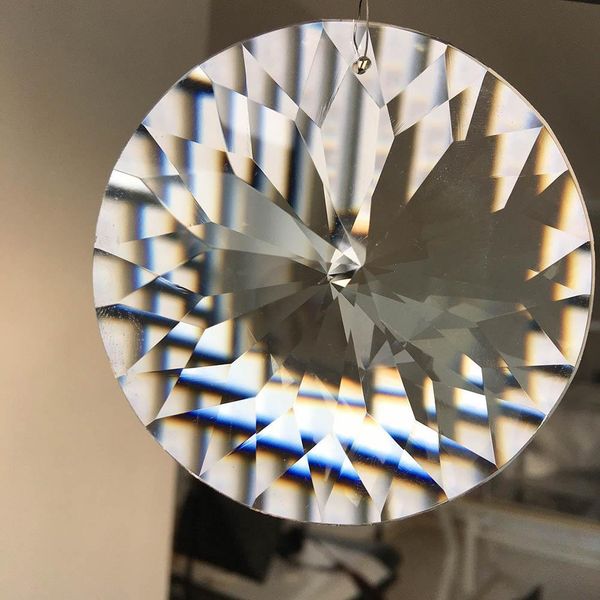 80mm crystal prism suncatcher chandelier pendant glass art diy hanging ufo disc arrow head cut tree ornament h bbymsz
80mm crystal prism suncatcher chandelier pendant glass art diy hanging ufo disc arrow head cut tree ornament h bbymsz