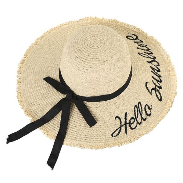 women camping sun cap seaside summer adjustable beach wide brim outdoor straw hat letter embroidery walking bowknot ribbon, Blue;gray
women camping sun cap seaside summer adjustable beach wide brim outdoor straw hat letter embroidery walking bowknot ribbon, Blue;gray