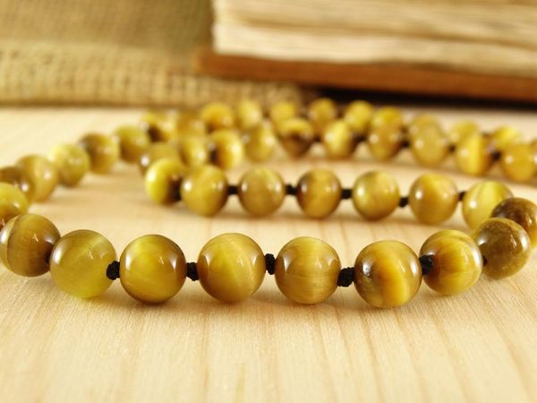 chokers necklace knotted 8mm golden tiger eye stone long necklaces yoga mala beads endless infinity hand, Golden;silver
chokers necklace knotted 8mm golden tiger eye stone long necklaces yoga mala beads endless infinity hand, Golden;silver