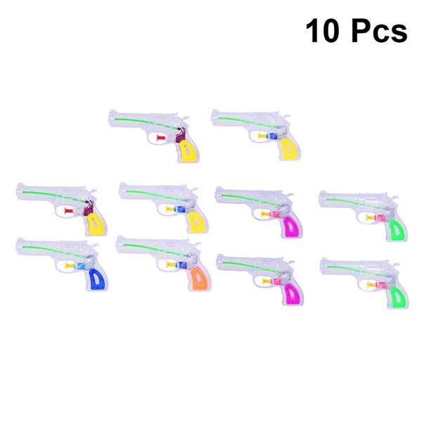 

10pcs water gun assorted color small mini kids summer toy water fight toy squirt water gun for children kids teens y200728