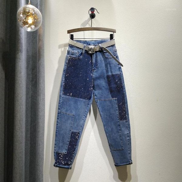 loose women jeans heavy rhinestones jeans female 2020 spring new fashion drill denim pants grey harem jean pants1, Blue
loose women jeans heavy rhinestones jeans female 2020 spring new fashion drill denim pants grey harem jean pants1, Blue