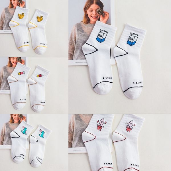 women's banana milk dinosaur pencil banana pencil rocketcasual female socks funny socks in the tube nnjri, Black
women's banana milk dinosaur pencil banana pencil rocketcasual female socks funny socks in the tube nnjri, Black