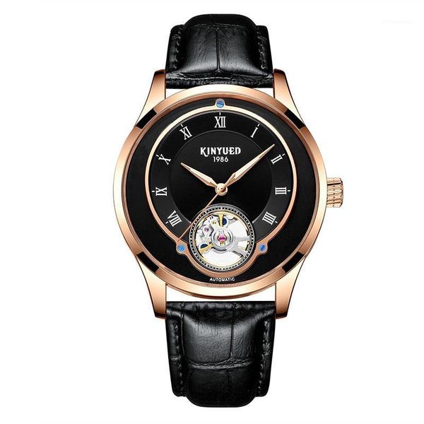 kinyued new men watch automatic mechanical tourbillon wristwatches leather self-winding designer relogio masculino1, Slivery;brown
kinyued new men watch automatic mechanical tourbillon wristwatches leather self-winding designer relogio masculino1, Slivery;brown