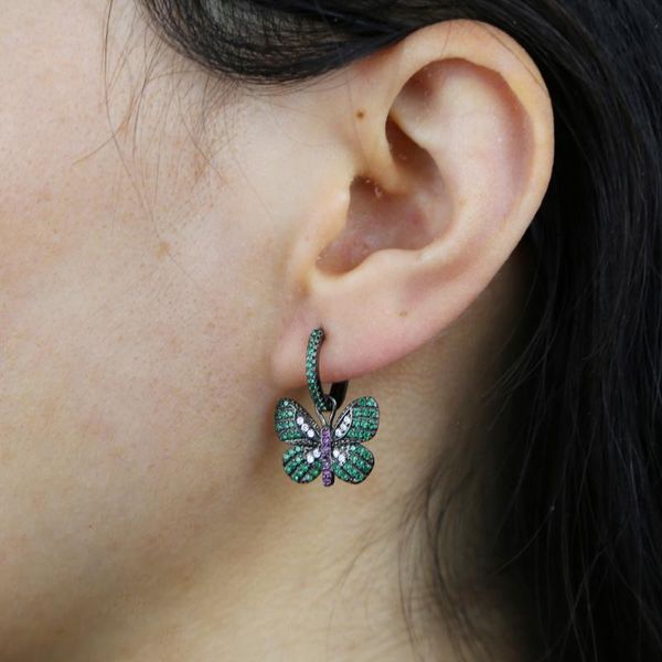 hoop & huggie 2021 design chic personality cute green cz butterfly hip hop vintage animal earring for women girl charm trendy jewelry, Golden;silver
hoop & huggie 2021 design chic personality cute green cz butterfly hip hop vintage animal earring for women girl charm trendy jewelry, Golden;silver