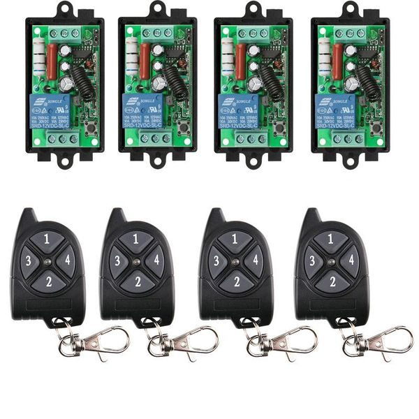 433 mhz ac 220 v 1ch wireless rf remote control light switch 10a relay output radio receiver module+1 2 3 4 transmitter
433 mhz ac 220 v 1ch wireless rf remote control light switch 10a relay output radio receiver module+1 2 3 4 transmitter