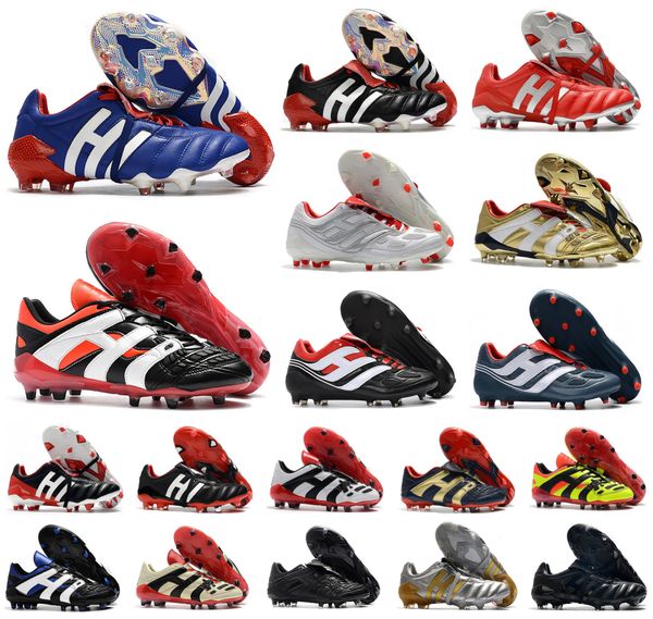 men predator 20+ mutator mania tormentor accelerator electricity precision fg beckham db zidane zz soccer shoes cleats football boots 6.5-11, Black
men predator 20+ mutator mania tormentor accelerator electricity precision fg beckham db zidane zz soccer shoes cleats football boots 6.5-11, Black