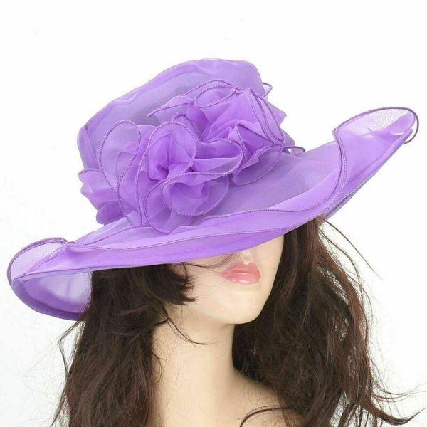 arrival elegant women lace wide brim sun hat solid color floral decoration vintage wedding party folded hat, Blue;gray
arrival elegant women lace wide brim sun hat solid color floral decoration vintage wedding party folded hat, Blue;gray