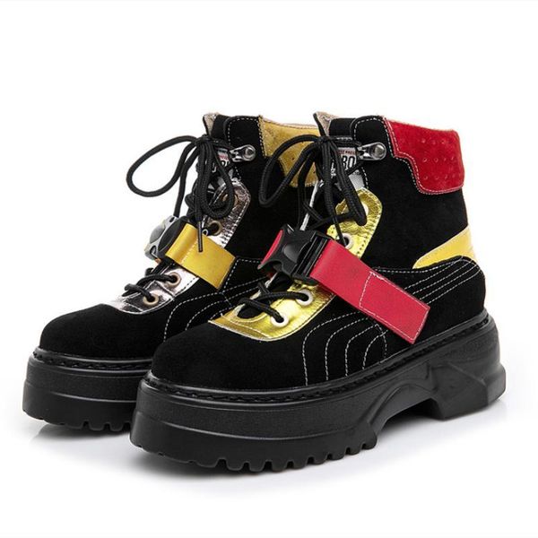 cinessd genuine leather wedge boots rubber women shoes woman booties 2020 women's shoes high heels ankle boots for women fashion, Black
cinessd genuine leather wedge boots rubber women shoes woman booties 2020 women's shoes high heels ankle boots for women fashion, Black