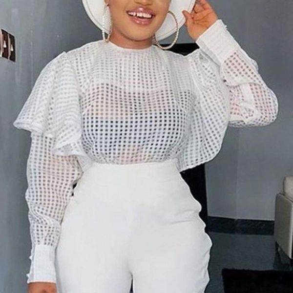 shirt women long sleeve and bloues 2021 autumn fall hollow see through white shirts cute ruffle plus size ladies top
shirt women long sleeve and bloues 2021 autumn fall hollow see through white shirts cute ruffle plus size ladies top