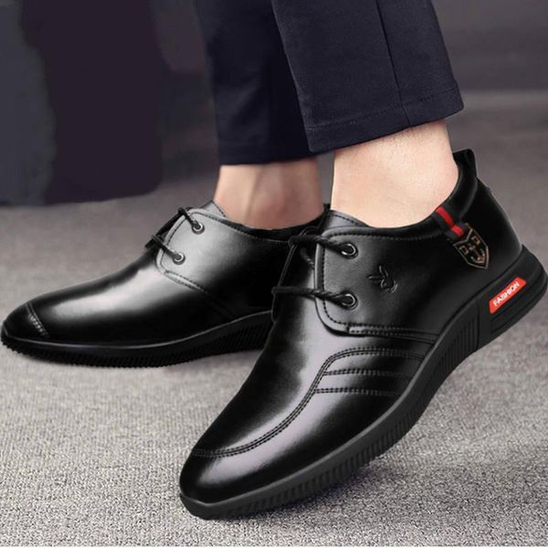 2020 men leather sport formal shoes business office loafers lace up shoe driving formal sport casual round toe flats shoe, Black
2020 men leather sport formal shoes business office loafers lace up shoe driving formal sport casual round toe flats shoe, Black