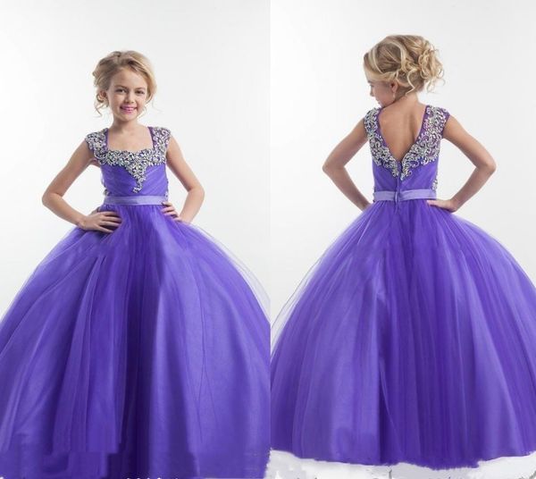 purple flower girl dresses square neckline sparkly crystals beaded tulle floor length open back birthday party dress pagent dress ball gown, White;blue
purple flower girl dresses square neckline sparkly crystals beaded tulle floor length open back birthday party dress pagent dress ball gown, White;blue