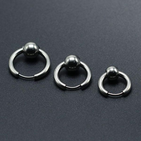 fashion punk hoop earrings fake body piercing jewelry stainless steel 15mm 17mm 19mm for men women anti-allergic ing, Golden;silver
fashion punk hoop earrings fake body piercing jewelry stainless steel 15mm 17mm 19mm for men women anti-allergic ing, Golden;silver