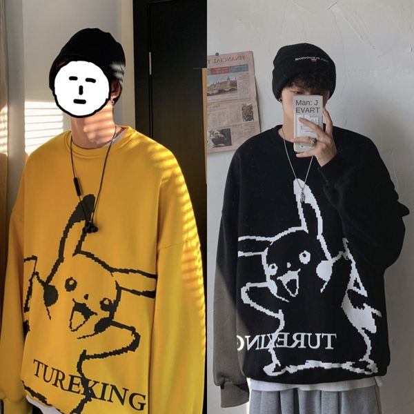super cec sweater men's trendy ins korean style pullover pullovercoat pulloverloose trendy versatile casual coat round neck pullover cl, Black
super cec sweater men's trendy ins korean style pullover pullovercoat pulloverloose trendy versatile casual coat round neck pullover cl, Black