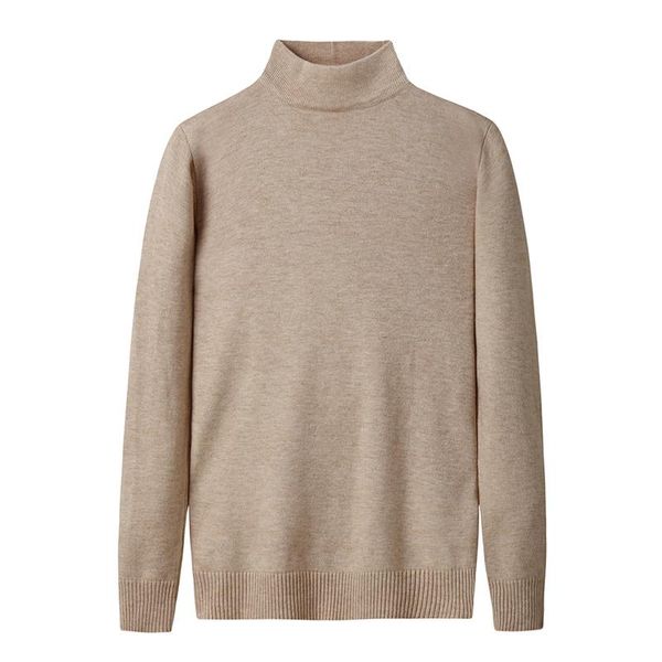 2021 new autumn winter men's sweater men's turtleneck solid color casual sweater slim fit brand knitted pullovers, White;black
2021 new autumn winter men's sweater men's turtleneck solid color casual sweater slim fit brand knitted pullovers, White;black