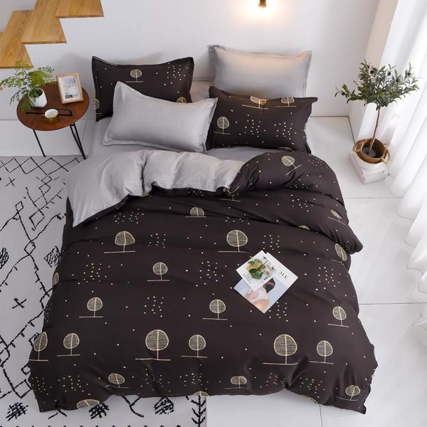 home textile black quilt cover set double king size tree bed bedding set solid color comforter duvet cover1
home textile black quilt cover set double king size tree bed bedding set solid color comforter duvet cover1