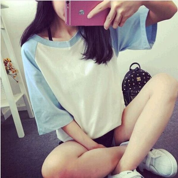 2019 newstyle bottom underpants t-shirt underpants coat women's loose student short sleeve t-shirt women's summer mulxc, White
2019 newstyle bottom underpants t-shirt underpants coat women's loose student short sleeve t-shirt women's summer mulxc, White