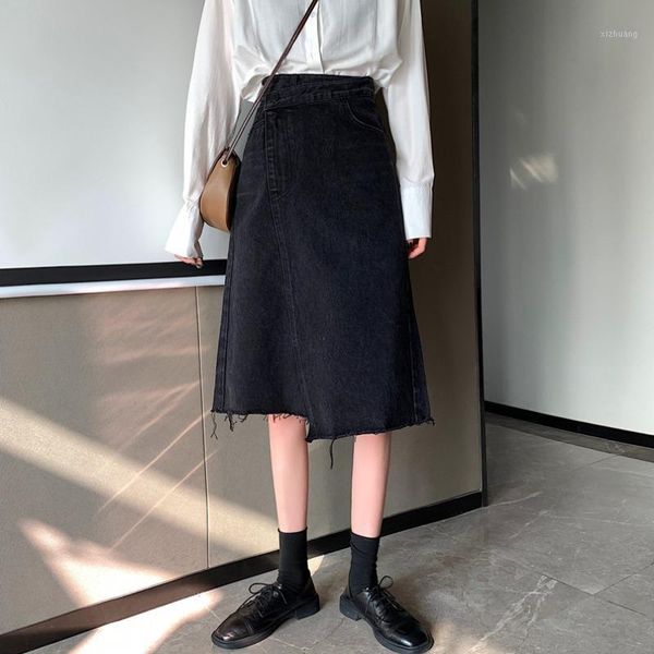 skirts irregular skirt retro denim women autumn high waist mid length a line fashion street long x3201, Black
skirts irregular skirt retro denim women autumn high waist mid length a line fashion street long x3201, Black