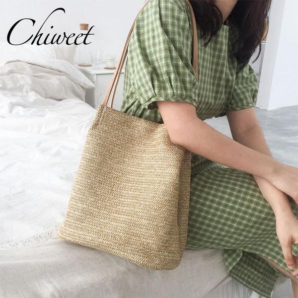 women summer holiday bag handmade tote large rattan straw bags woven bucket beach bag brand female bohemia shoulder bags handbag
women summer holiday bag handmade tote large rattan straw bags woven bucket beach bag brand female bohemia shoulder bags handbag