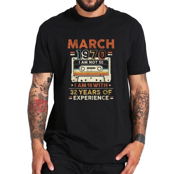 я есмь 18 с 32-летним опытом работы тенниска - день рождения марта 1970 vintage tshirt digital print tee tops спорта с капюшоном hoodie
я есмь 18 с 32-летним опытом работы тенниска - день рождения марта 1970 vintage tshirt digital print tee tops спорта с капюшоном hoodie