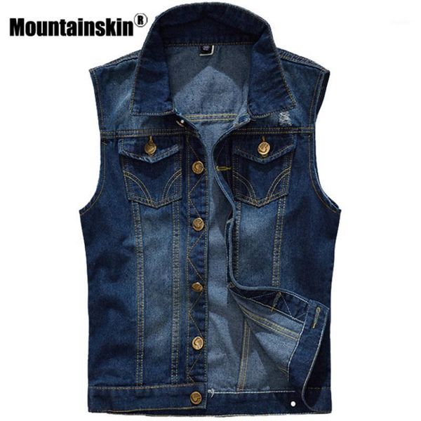 mountainskin 5xl denim vest men's jacket sleeveless casual waistcoat men's jean coat ripped slim fit male jacket cowboy sa3281, Black;white
mountainskin 5xl denim vest men's jacket sleeveless casual waistcoat men's jean coat ripped slim fit male jacket cowboy sa3281, Black;white