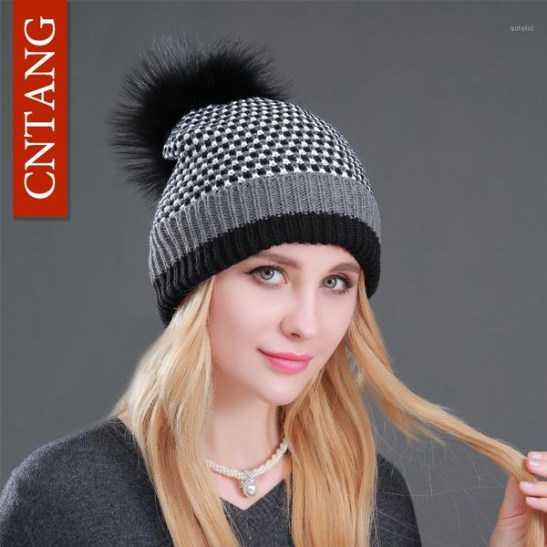 women dot hat winter warm plus velvet knitted cap beanies natural raccoon fur pompom hats for women's fashion casual caps1, Blue;gray
women dot hat winter warm plus velvet knitted cap beanies natural raccoon fur pompom hats for women's fashion casual caps1, Blue;gray