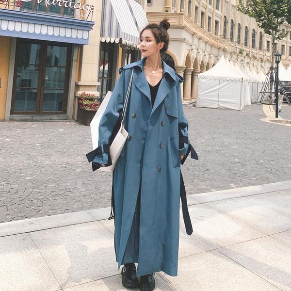 women's trench coats coat female plus long loose high-end fabric straight double-breasted contrast color fashion 2021 autumn ls1, Tan;black
women's trench coats coat female plus long loose high-end fabric straight double-breasted contrast color fashion 2021 autumn ls1, Tan;black