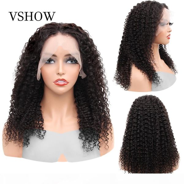 mongolian kinky curly human hair wigs for women hd transparent lace frontal wig vshow 250 density lace front wigs pre plucked, Black
mongolian kinky curly human hair wigs for women hd transparent lace frontal wig vshow 250 density lace front wigs pre plucked, Black