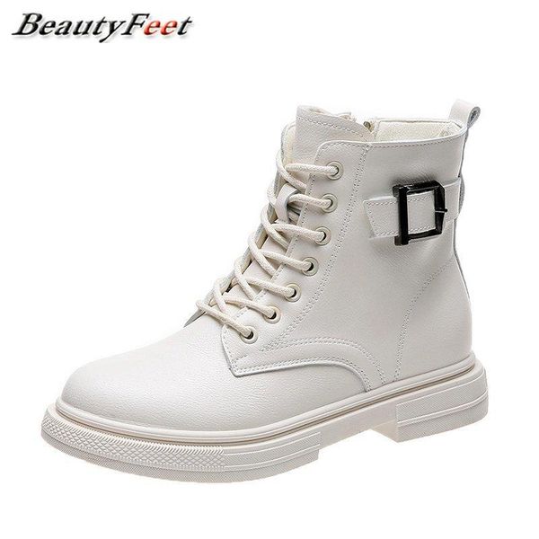 boots solid leather ankle for women shoes lace up zip buckle strap square heels autumn winter woman plus size, Black
boots solid leather ankle for women shoes lace up zip buckle strap square heels autumn winter woman plus size, Black