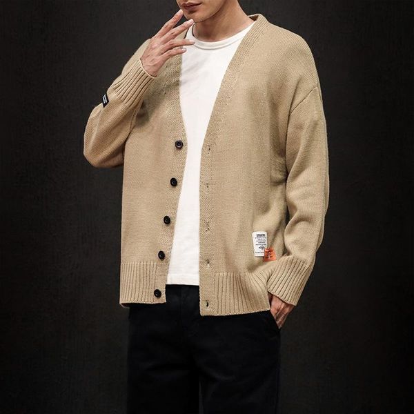 men's sweaters mens cardigan winter trendy v neck knitted clothes knit coats, White;black
men's sweaters mens cardigan winter trendy v neck knitted clothes knit coats, White;black