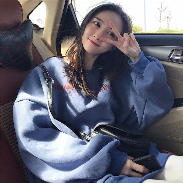 zvfeh autumn and winter korean loose style ins super fire harajuku style bf long coat woolsweater woolthickened fleece sleeve sweater female, Black
zvfeh autumn and winter korean loose style ins super fire harajuku style bf long coat woolsweater woolthickened fleece sleeve sweater female, Black