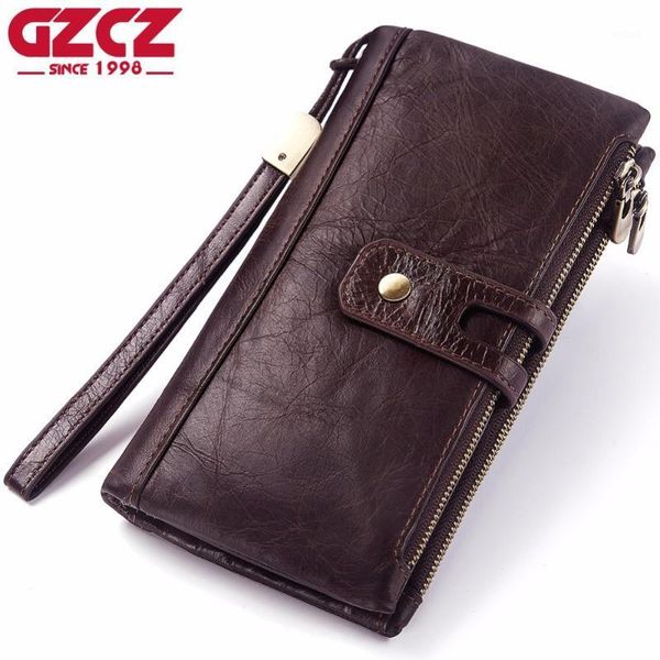 wallets gzcz men classic long style card holder male purse quality zipper large capacity big leather wallet for men1, Red;black
wallets gzcz men classic long style card holder male purse quality zipper large capacity big leather wallet for men1, Red;black