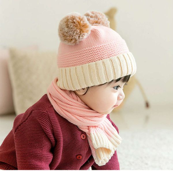 children's piece scarf hat and ball two set p9vy, Red;brown
children's piece scarf hat and ball two set p9vy, Red;brown