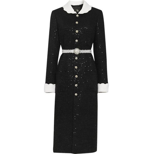 high street european woolen meadows in long 2021 spring luxury banners thin buttons party lady of office dress warm gkj8, Black;gray
high street european woolen meadows in long 2021 spring luxury banners thin buttons party lady of office dress warm gkj8, Black;gray