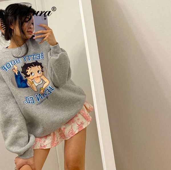 dulzura letter angel print women long sleeve hoodis pullover sweatshirt loose oversized streetwear casual 2021 autumn winter top
dulzura letter angel print women long sleeve hoodis pullover sweatshirt loose oversized streetwear casual 2021 autumn winter top