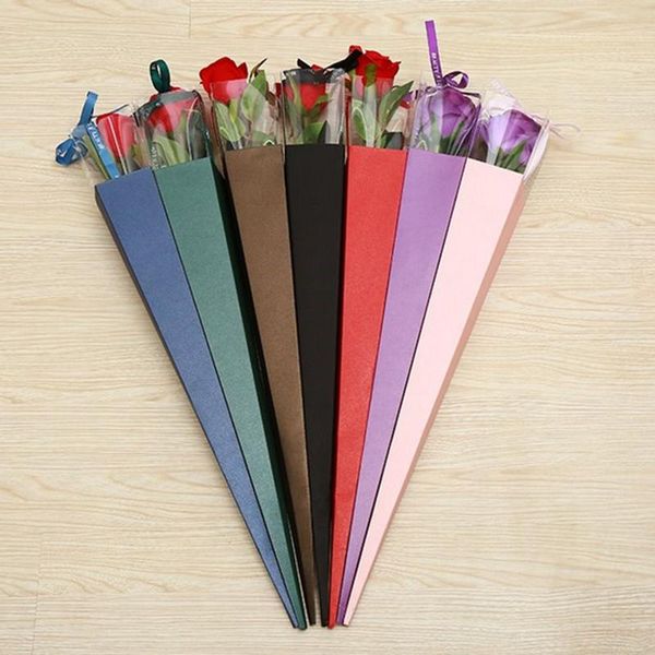 50pcs valentine's wedding anniversary flower shop dedicated rose packaging box teacher's day gift box wrapping paper pvc special
50pcs valentine's wedding anniversary flower shop dedicated rose packaging box teacher's day gift box wrapping paper pvc special