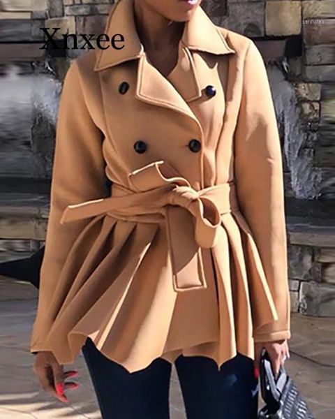 women autumn winter double breasted thick jacket classy office ladies workwear chic coats1, Tan;black
women autumn winter double breasted thick jacket classy office ladies workwear chic coats1, Tan;black