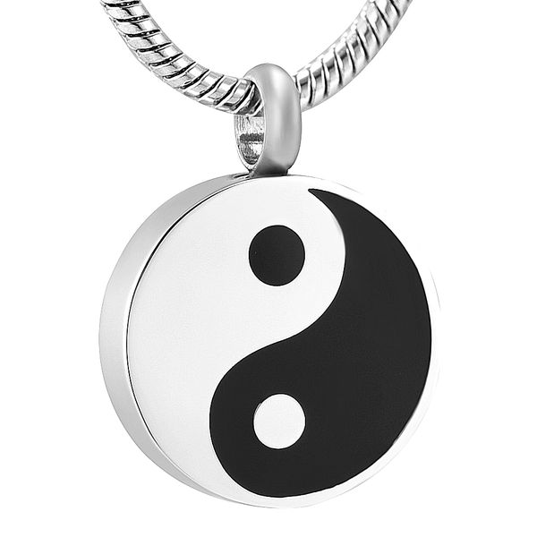 pendant necklaces yinyang cremation ashes holder keepsake memorial urn stainless steel necklace jewelry, Silver
pendant necklaces yinyang cremation ashes holder keepsake memorial urn stainless steel necklace jewelry, Silver