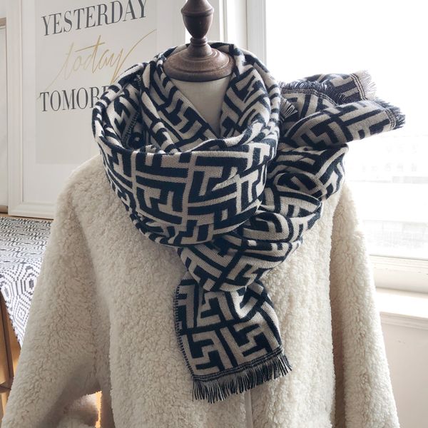 mvpletter imitation cashmere warm shawl winter versatile scarves women dual use high version simple atmosphere trend ff, Blue;gray
mvpletter imitation cashmere warm shawl winter versatile scarves women dual use high version simple atmosphere trend ff, Blue;gray