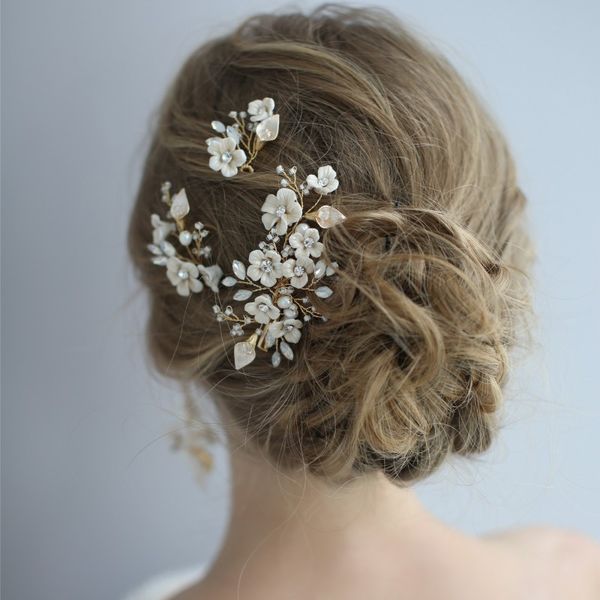 npason 2020 2020 new bridal flower hair clip gold wedding hair accessories headpieces for brides wedding, Golden;silver
npason 2020 2020 new bridal flower hair clip gold wedding hair accessories headpieces for brides wedding, Golden;silver