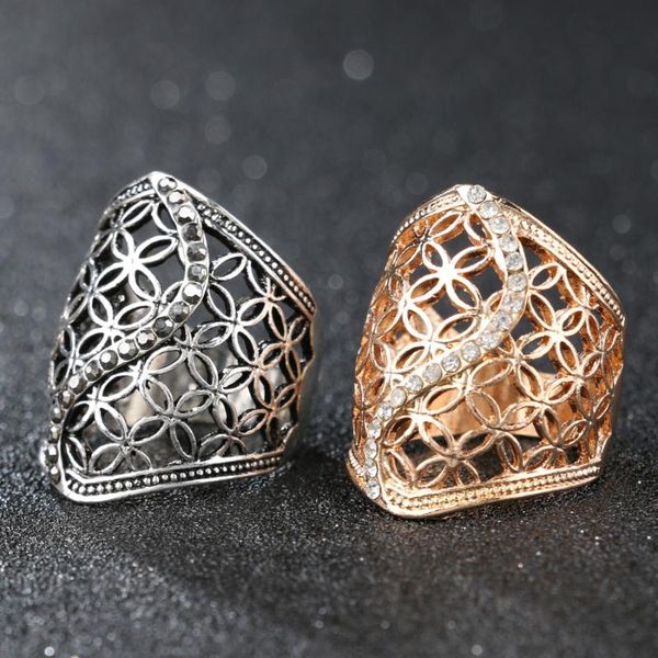 fashion hollow big ring for women color silver fine jewelry crystal gift, Golden;silver
fashion hollow big ring for women color silver fine jewelry crystal gift, Golden;silver