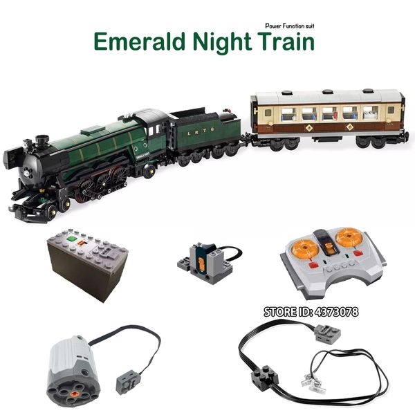 technic city series emerald night train set power function led light building kit blocks toys for children creator expert gifts 1008
technic city series emerald night train set power function led light building kit blocks toys for children creator expert gifts 1008