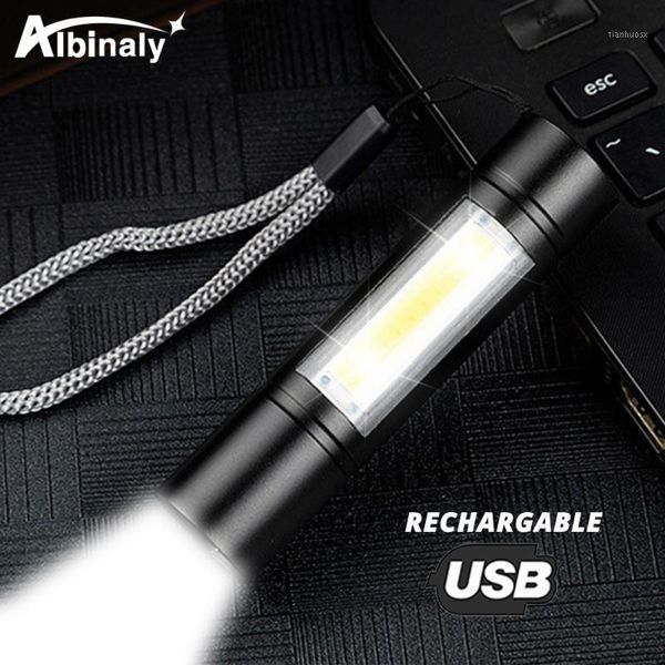 flashlights torches usb rechargeable 3 lighting mode cob+xpe led mini waterproof portable used for camping, cycling, work, etc1
flashlights torches usb rechargeable 3 lighting mode cob+xpe led mini waterproof portable used for camping, cycling, work, etc1