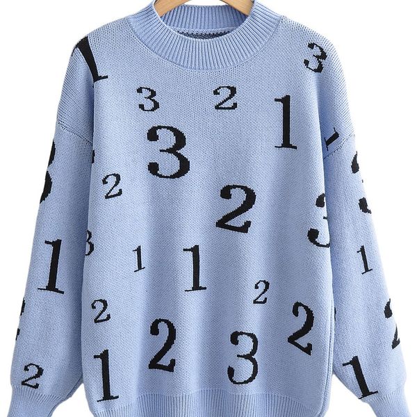 2021 new 6433 speed sell style autumn europe and the united states women's pullovers female knit letters 8bhg, Black;white
2021 new 6433 speed sell style autumn europe and the united states women's pullovers female knit letters 8bhg, Black;white