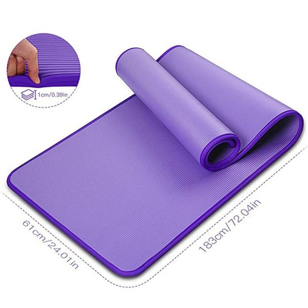 15mm extra thick yoga mat non-slip mat with extra thick carry bag waterproof sports for exercise gymnastics pad
15mm extra thick yoga mat non-slip mat with extra thick carry bag waterproof sports for exercise gymnastics pad