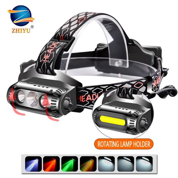 headlamps zhiyu glare light headlamp multifunctional rotating led + cob white red green three source usb charging warning headlight
headlamps zhiyu glare light headlamp multifunctional rotating led + cob white red green three source usb charging warning headlight